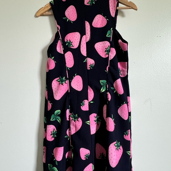 Strawberry Navy Blue Mini Dress, Size M. Purchased from Spain. - Picture 5 of 6